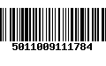 Código de Barras 5011009111784