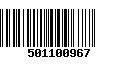 Código de Barras 501100967