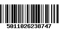 Código de Barras 5011026238747