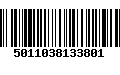 Código de Barras 5011038133801