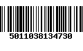 Código de Barras 5011038134730