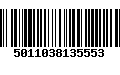 Código de Barras 5011038135553