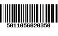 Código de Barras 5011056020350