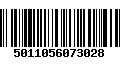 Código de Barras 5011056073028