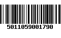 Código de Barras 5011059001790