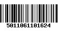 Código de Barras 5011061101624