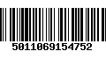 Código de Barras 5011069154752