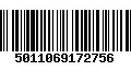 Código de Barras 5011069172756