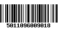 Código de Barras 5011096009018