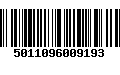 Código de Barras 5011096009193