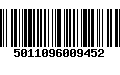 Código de Barras 5011096009452