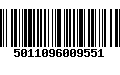 Código de Barras 5011096009551