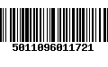 Código de Barras 5011096011721