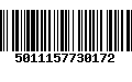 Código de Barras 5011157730172