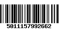 Código de Barras 5011157992662