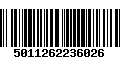 Código de Barras 5011262236026