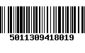 Código de Barras 5011309418019