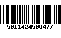 Código de Barras 5011424500477