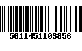 Código de Barras 5011451103856