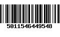 Código de Barras 5011546449548