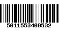 Código de Barras 5011553400532