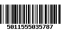 Código de Barras 5011555035787