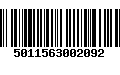 Código de Barras 5011563002092