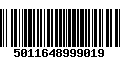 Código de Barras 5011648999019