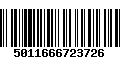 Código de Barras 5011666723726