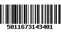 Código de Barras 5011673143401