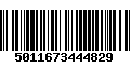 Código de Barras 5011673444829