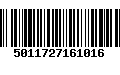 Código de Barras 5011727161016