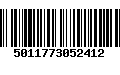 Código de Barras 5011773052412