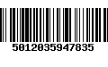 Código de Barras 5012035947835