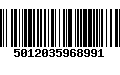 Código de Barras 5012035968991