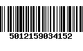 Código de Barras 5012159034152