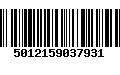 Código de Barras 5012159037931