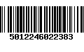 Código de Barras 5012246022383