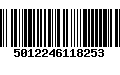 Código de Barras 5012246118253