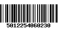 Código de Barras 5012254060230