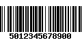 Código de Barras 5012345678900