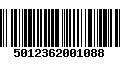 Código de Barras 5012362001088