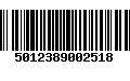 Código de Barras 5012389002518