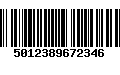 Código de Barras 5012389672346