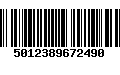 Código de Barras 5012389672490