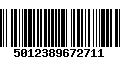 Código de Barras 5012389672711