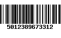 Código de Barras 5012389673312