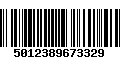 Código de Barras 5012389673329