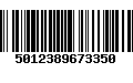 Código de Barras 5012389673350