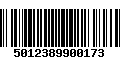 Código de Barras 5012389900173